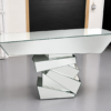 poduct image 3 Modern 3D Mirrored Console Table & Mirror Set